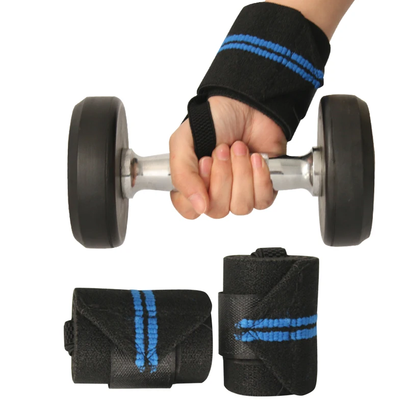 Adjustable Sport Wristband Wrist Wrap Bandage Support Band Gym Wrist Strap Safety Sports Protector Hand Bands 1Pair