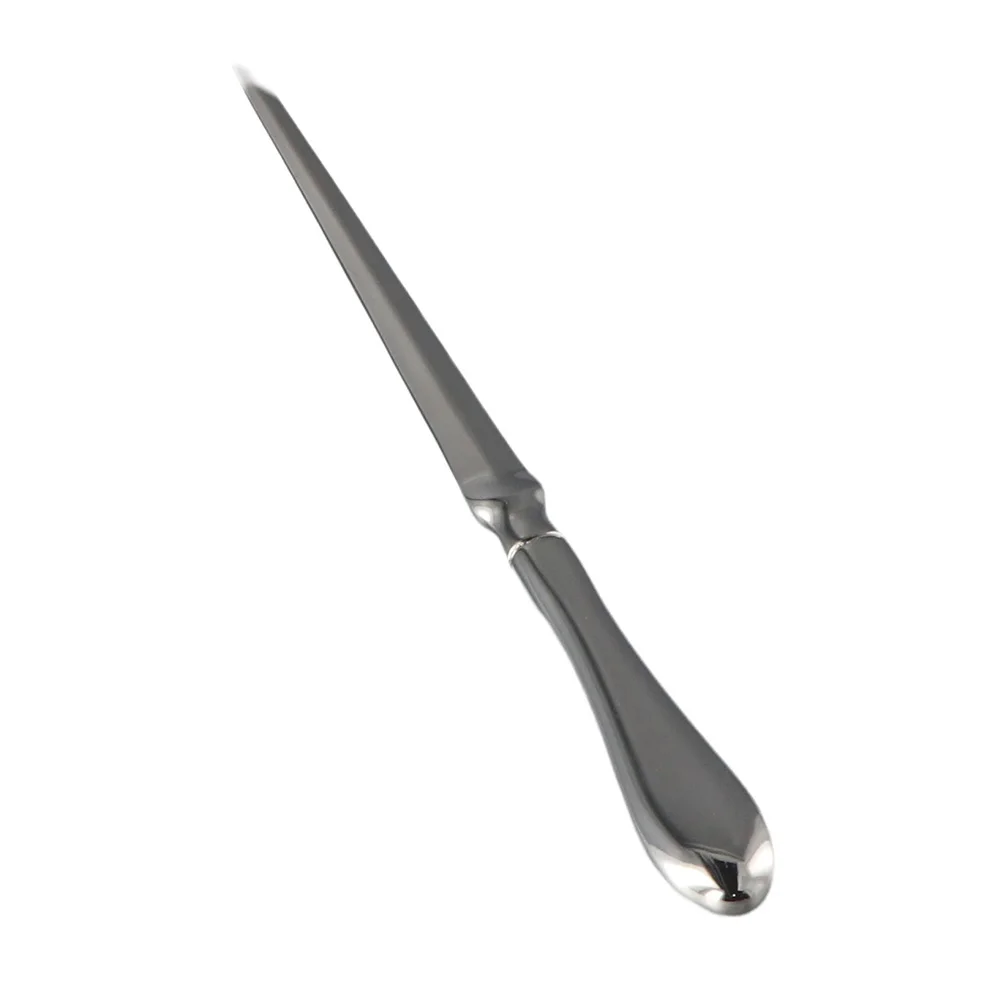 1Pc Silver Color Letter Opener Mail Opener Envelope Slitter Paper Cutting Knife Stainless Steel Envelope Cutting Supplies