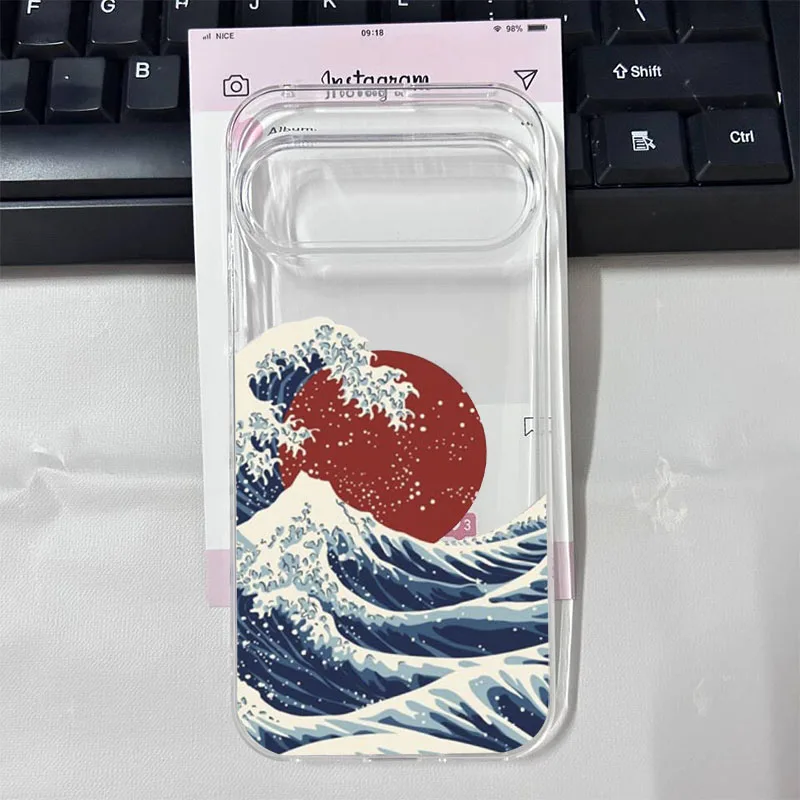 Fashionable Great Blue Wave Phone Case - Soft TPU Cover