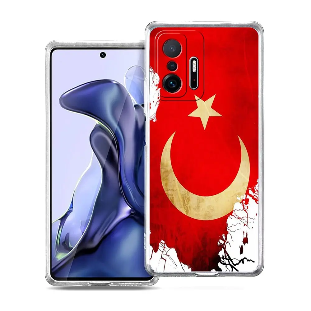 Turkish Flag Soft Clear Phone Case