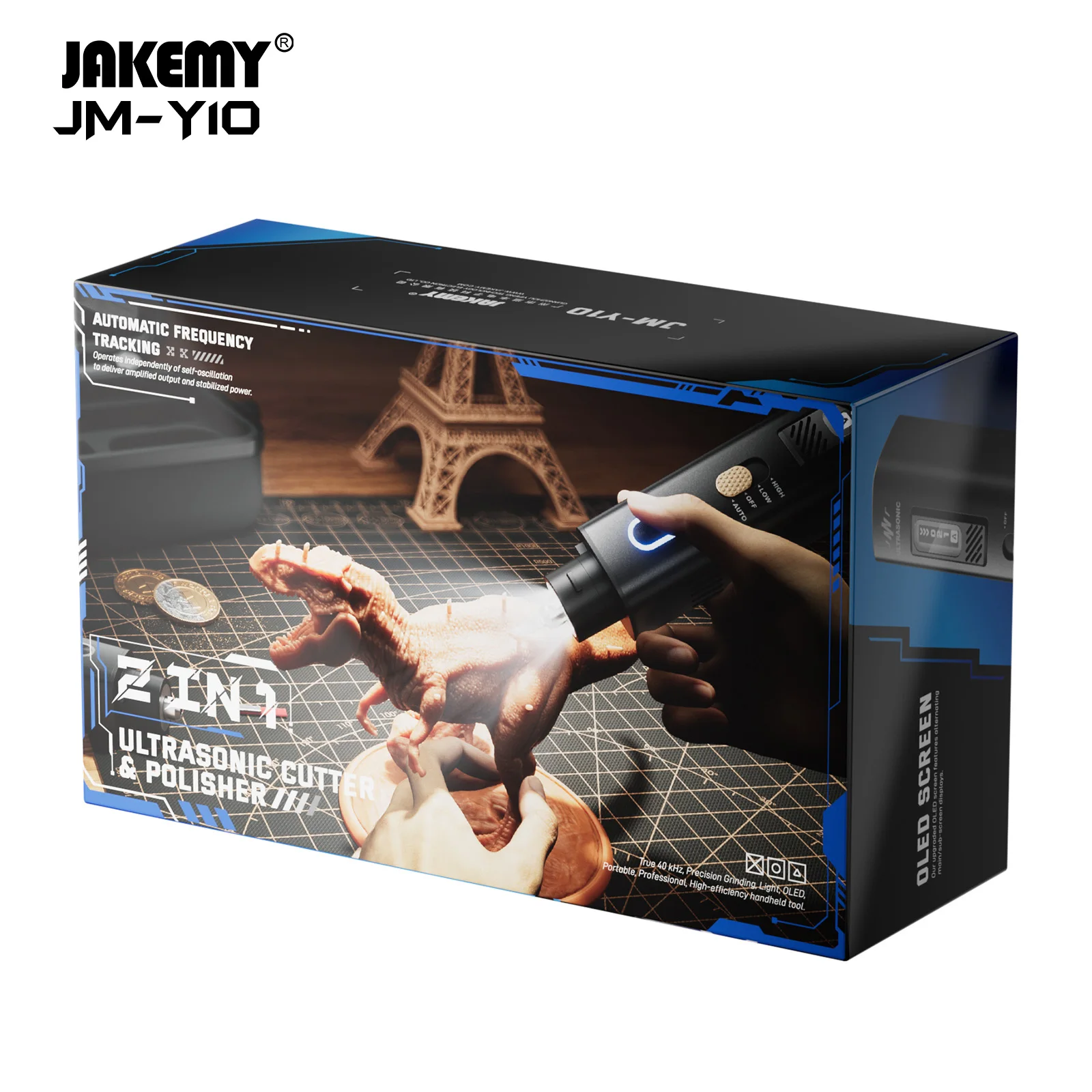 Jakemy Y10 Pro 2-in-1 Ultrasonic Cutter & Polisher , 35W 40kHz