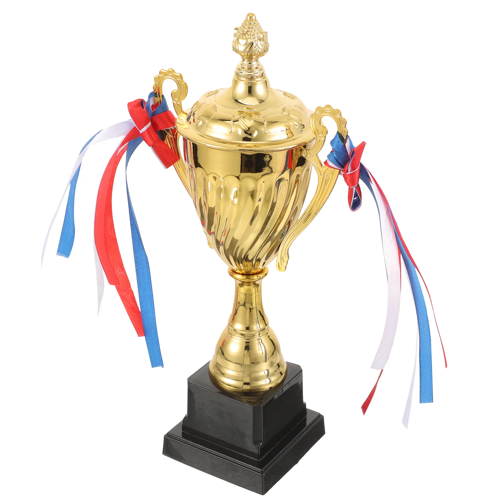 

1PC Sports Match Trophy Competitive Metal Trophy School Tournament Honor Trophy(29cm)