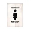 Cartoon Rest Room Printed Japanese Door Curtains for Men Women Toilet Entrance Decoration Linen Partition Doorway Curtains 4