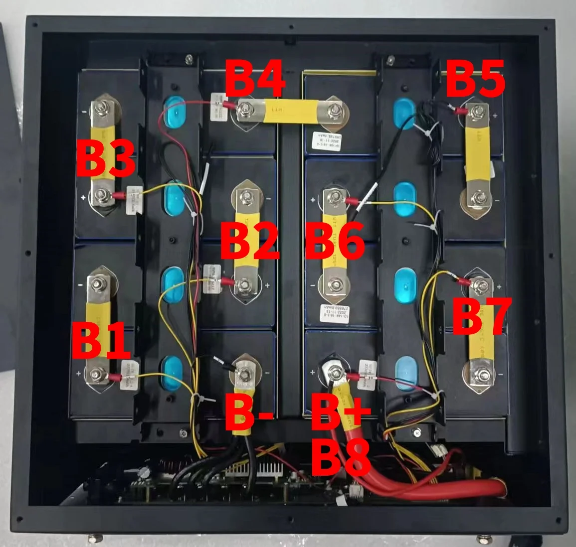 8S 24V Power Box Case DIY Kit LiFePO4 Battery Stacked Solar Home Energy Storag