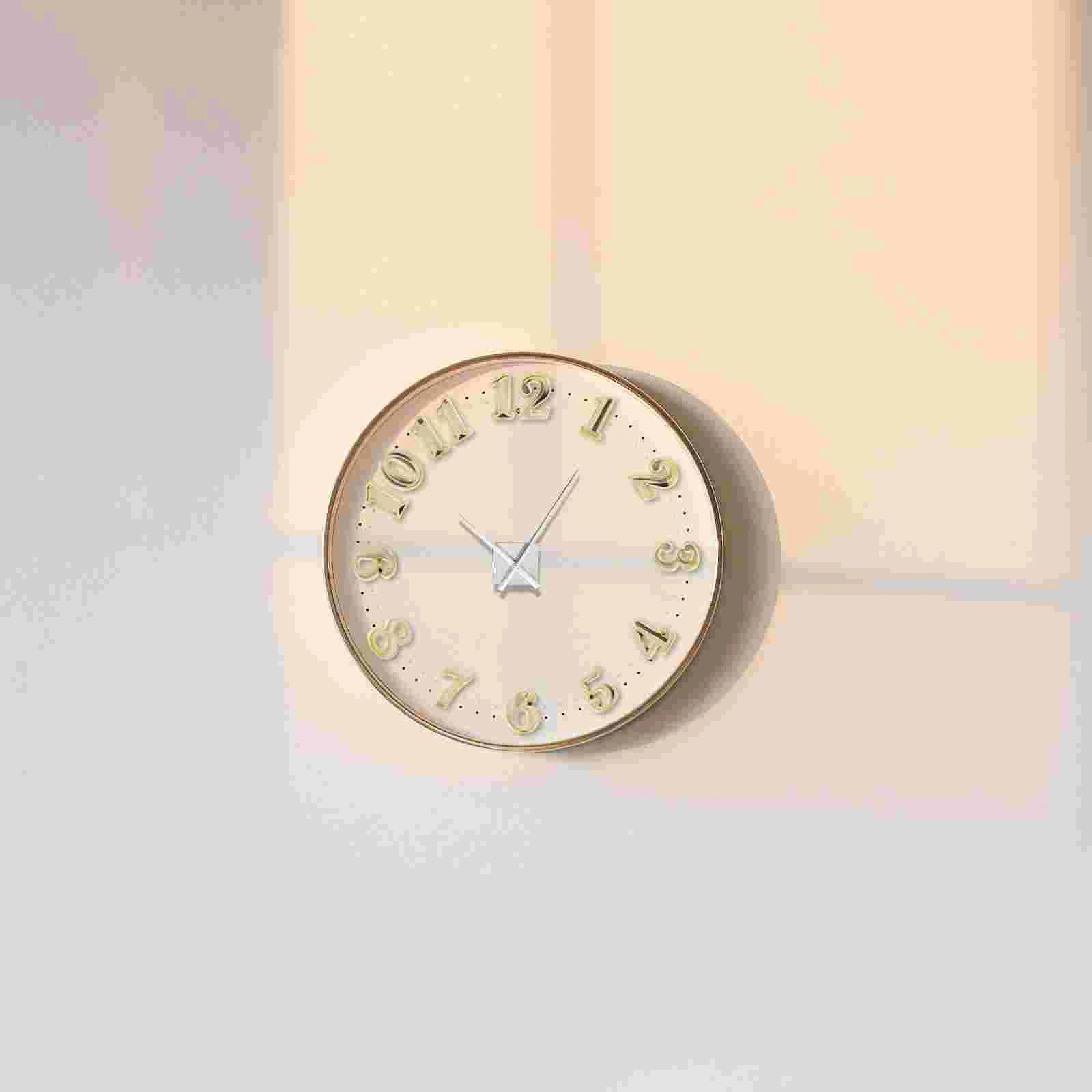 5 Sets Clock Accessories Numbers Self Adhesive Plate Mini Digital DIY Golden Plastic wall clock digital wall clock digital display clock
