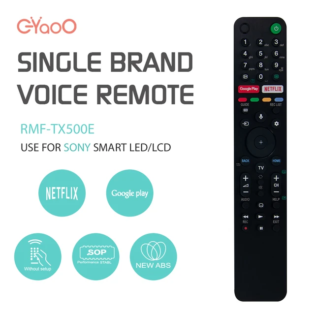 RMF-TX500E RMF-TX500P telecomando vocale per Sony Bravia TV XG95/AG9 serie  X85G Smart TV con Netflix Google play - AliExpress