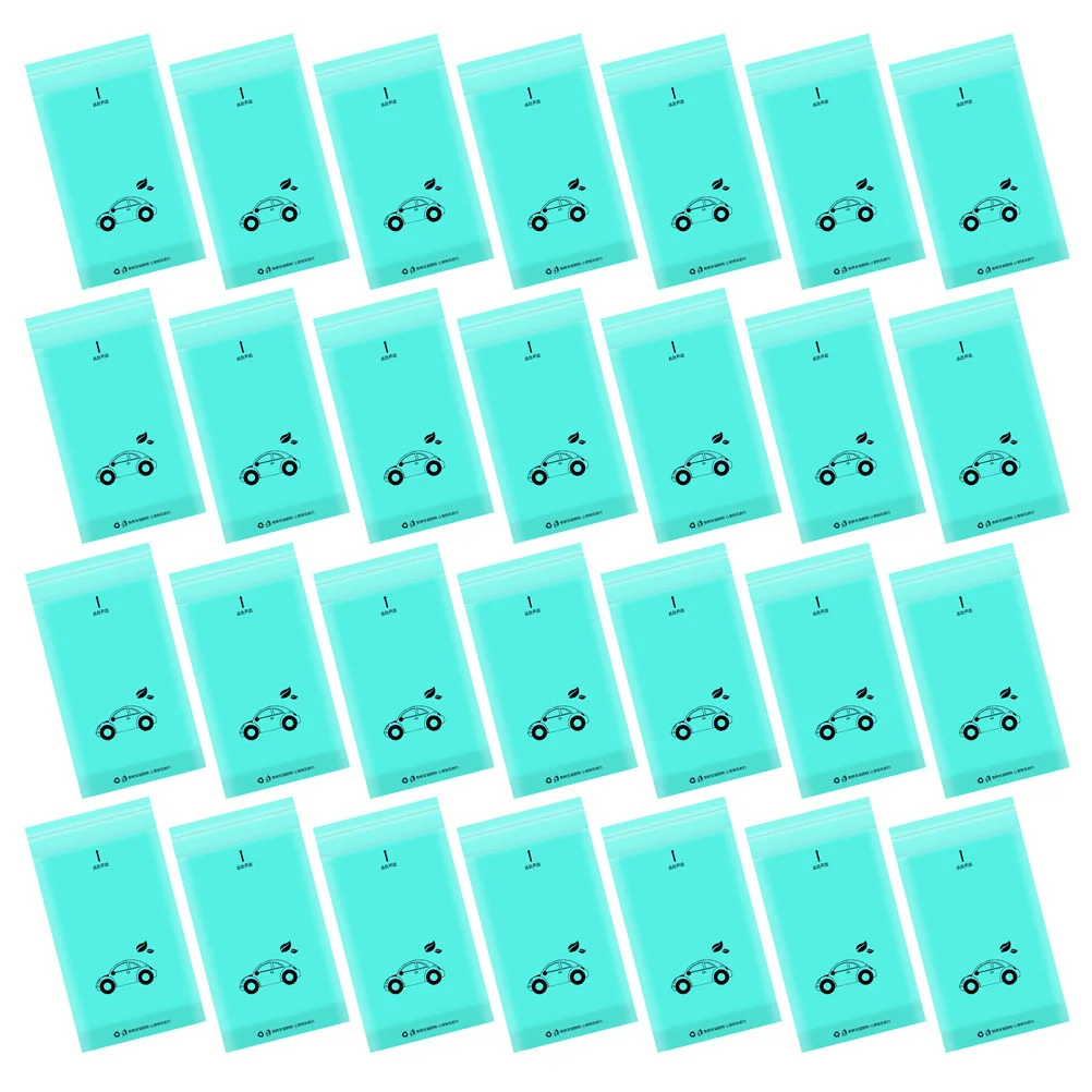 50Pcs Disposable Vomit Bags Self Adhesive Car Airplane Cleaning Wastes Storage