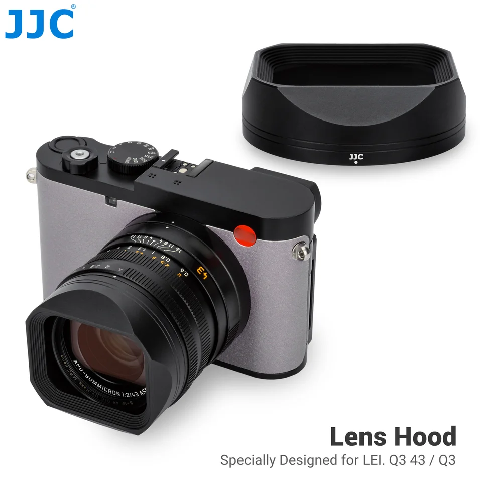 JJC Metal Square Lens Hood for Leica Q3 43 Q3 43 Q2 Camera
