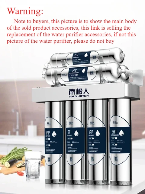 NJR-UF-150 เครื่องกรองน้ําสแตนเลส Original อุปกรณ์เสริมไส้กรอง 1