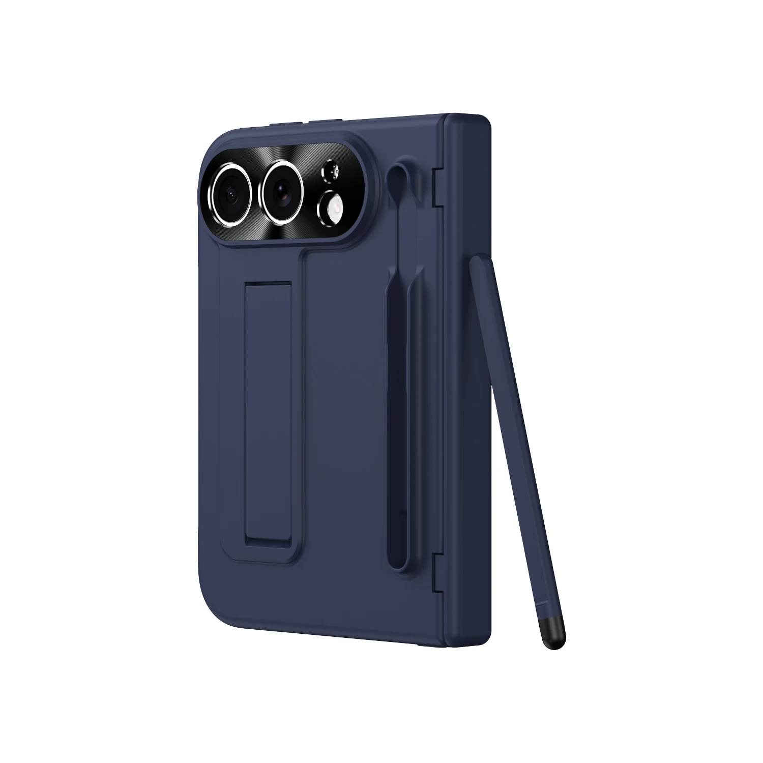 Ultra Protective Foldable Phone Case with S Pen Holder and Screen Guard