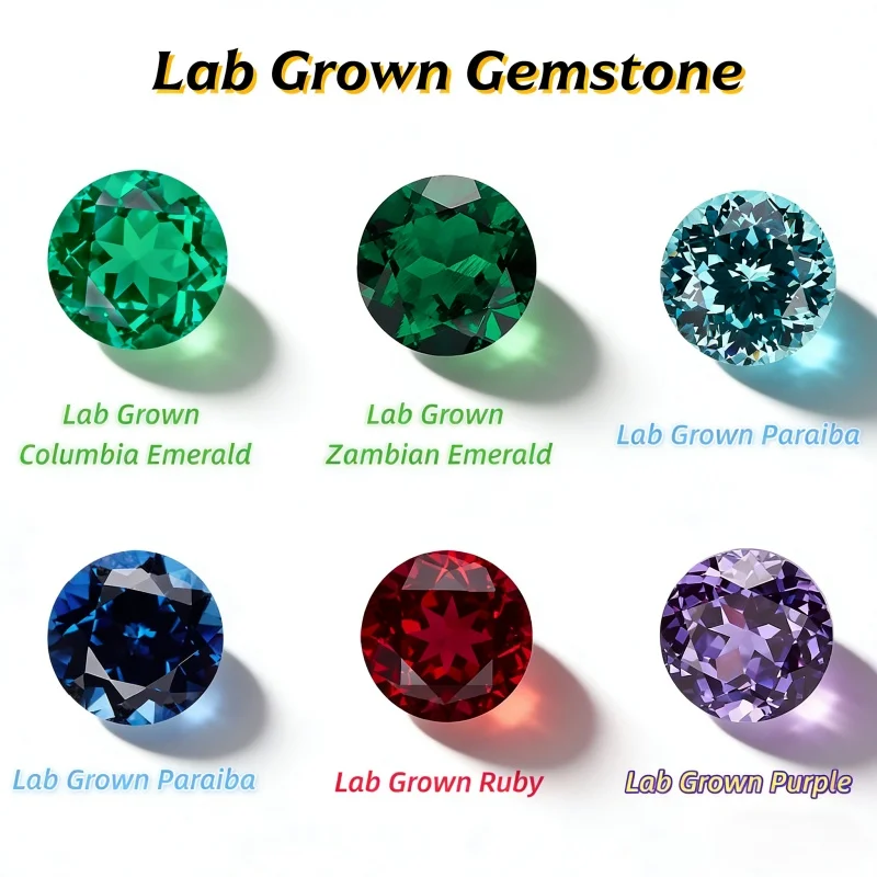 AGL-zertifizierter, im Labor gezüchteter Saphir, 0,1–11 Karat, in den Schliffen Prinzessin/Rund/Oval/Asscher/Kissen/Herz/Smaragd/Birne, für die Herstellung von Schmuck im DIY-Stil. – Detail 39