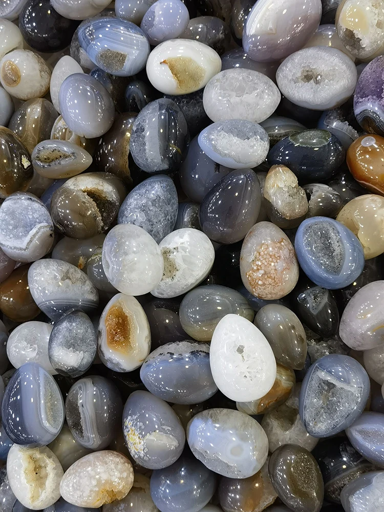 Gema-de-racimo-de-gata-Druzy-huevo-de-Geoda-cristal-curativo-Natural ...