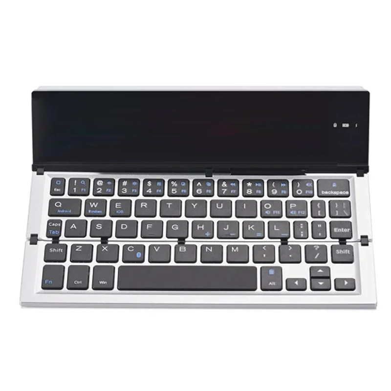thumbnail image 1 of Teclado para teléfono móvil plegable con Bluetooth BOW, teclado de bolsillo inalámbrico recargable para iPhone, Samsung, teléfonos y tabletas, 1 of 5