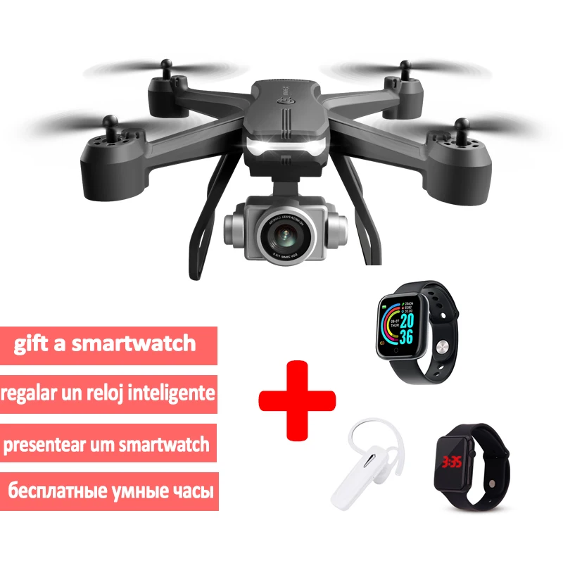 Drone 4k professional high definition wide angle camera 1080P WiFi drone dual height keeping drones | Электроника