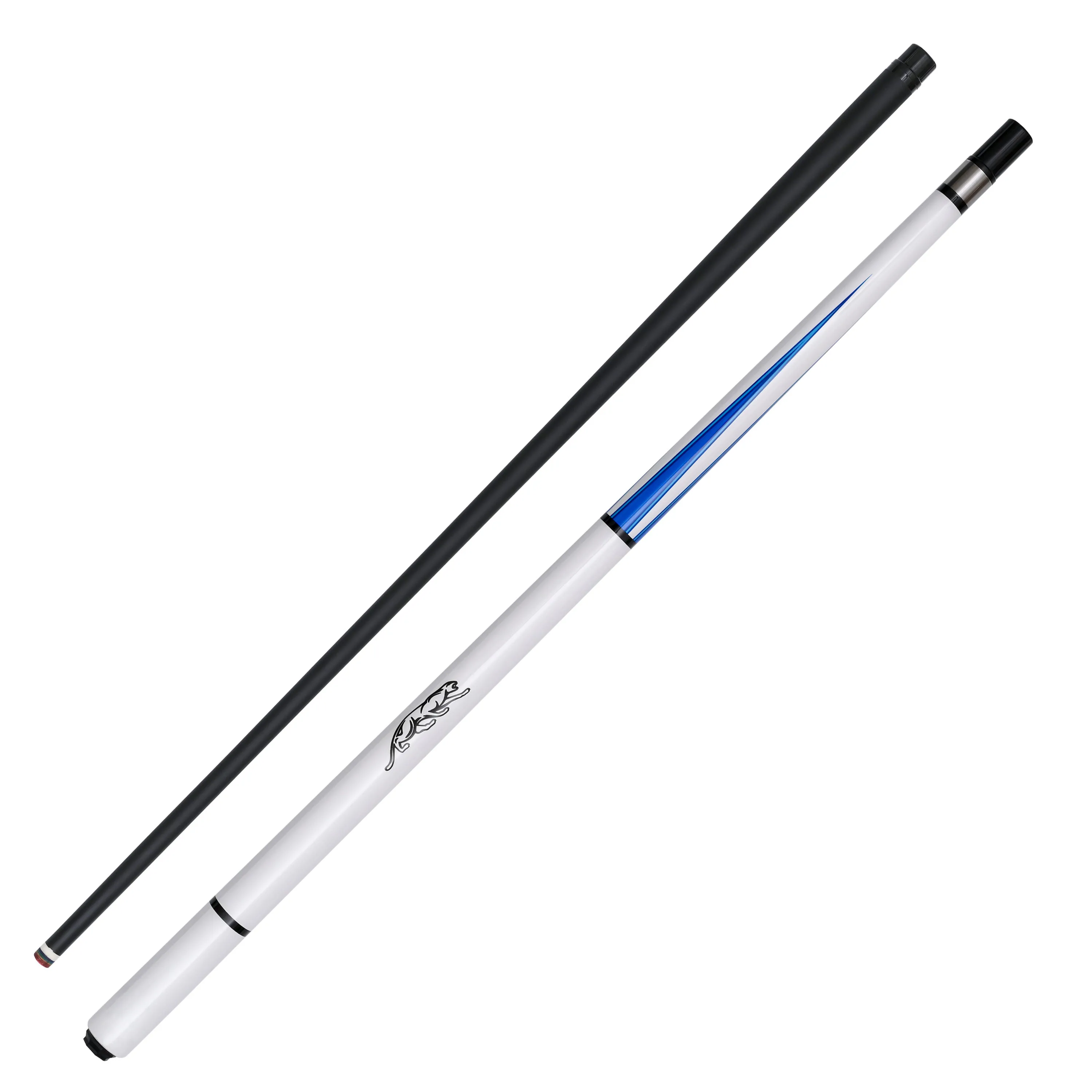12,5mm Carbonfaser Billardqueue mit Geringer Abweichung, Black Panther Design, Schnellverschluss, Mehrschichtige Spitze, Profi 9-Ball Queue – Detail 6