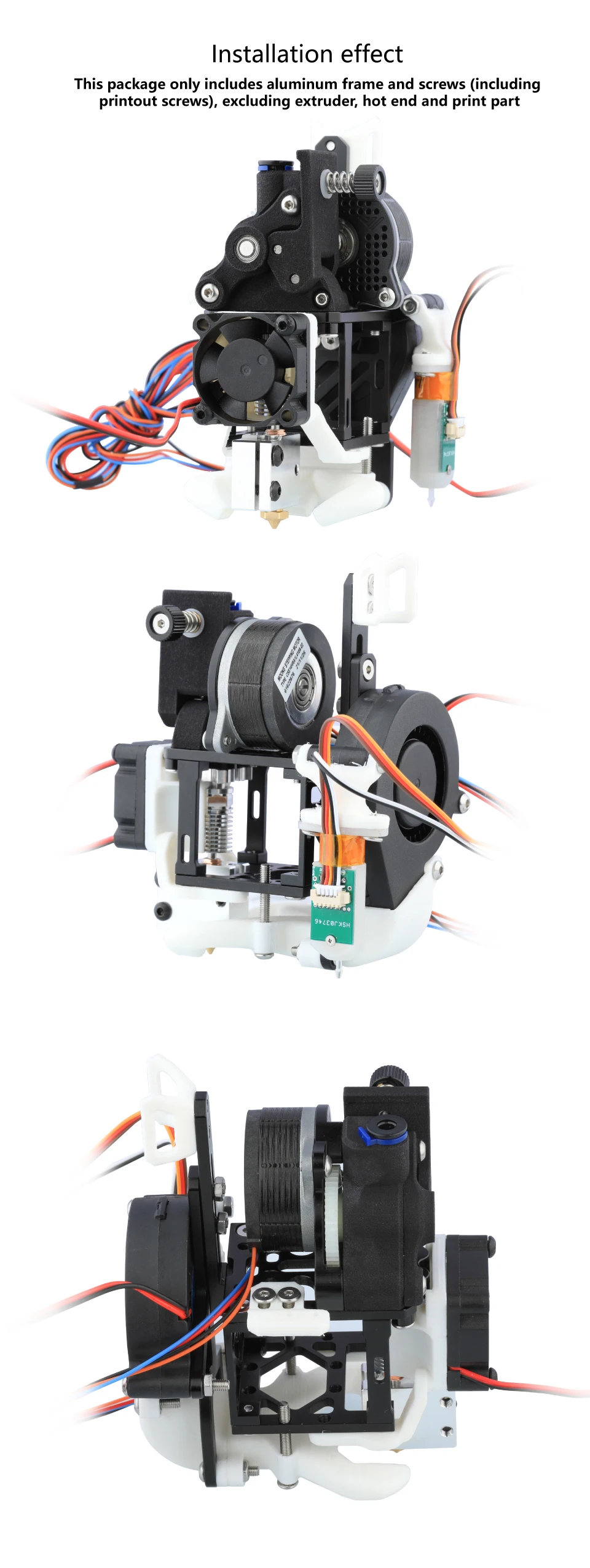 Hotend VZ Extrusora, Sherpa Mini Impressora 3D, Mellow, CNC, VzBoT 330 235