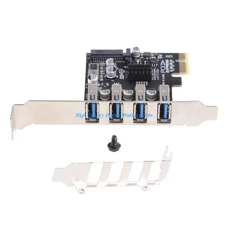 7 용 Express 카드용 U2JE 4 포트 PCIe-USB 확장 카드 USB
