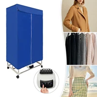 Сушилка для одежды с 5-слойным подогревом, быстросохнущая способность 1200–1500 Вт, тяжелая грузоподъемность 66 фунтов, управление таймером сенсорного экрана, складная — изображение 2