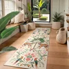 Carpet for Living Room Beige Botanical Jungle Tiger Print Rug Soft Non-Slip Machine Washable Floor Mat Hallway Bedroom Alfombra 1
