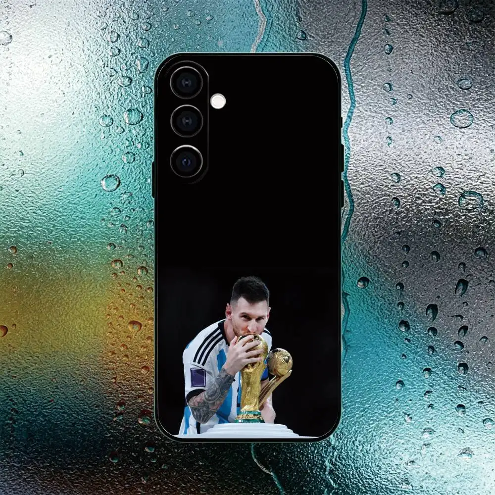 Lionel Messi Football Soft Black Phone Case Cover