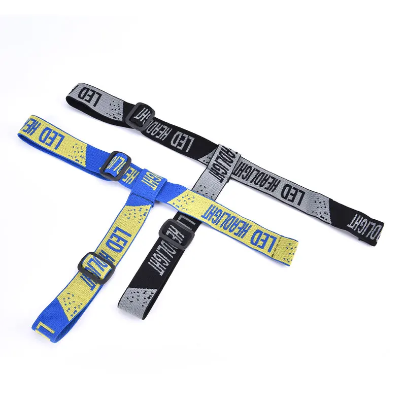 Universal Adjustable Head Lamp Strap High Elasticity Frontal Headband Elastic Head Band Belt for LED Headlamp Bike Front Light