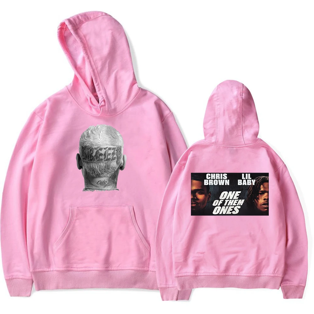 Chris Brown One of Them Ones Tour Breezy Hoodie Unisex Long Sleeve Women Men Hooded Sweatshirt Casual Style Fashion Clothes