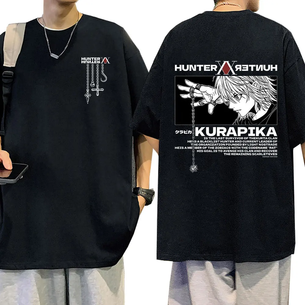 Japanese Anime Kurapika Graphic Oversized Streetwear T-Shirt
