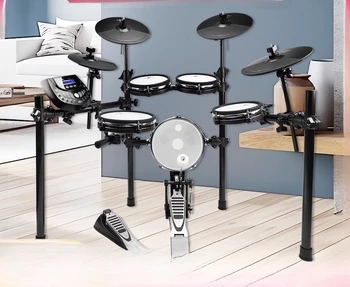 Beginner Silent Drum Kit for Adults and Children Portable Home Practice Electronic Drum