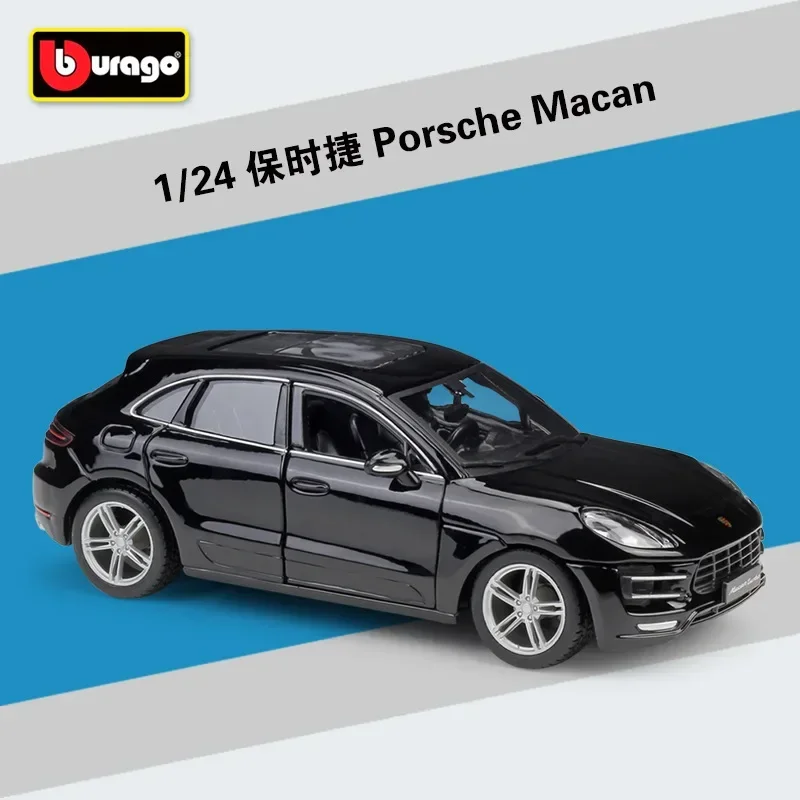 

Внедорожник Bburago в масштабе 1:24 Порше Макан, гоночный автомобиль из сплава, роскошный автомобиль из сплава, литые модели автомобилей, коллекционная игрушка, подарок B801