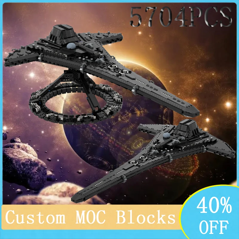 

New 5704PCS Space Exploration Spaceship MOC Destiny Star Warship Building Block Model DIY Children's Assembled Toys Holiday Gift