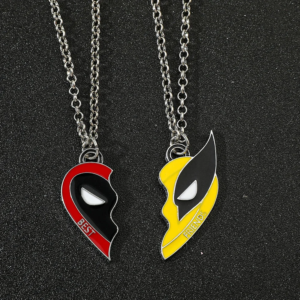 Colar de amizade deadpool e wolverine para mulher_voghion.com