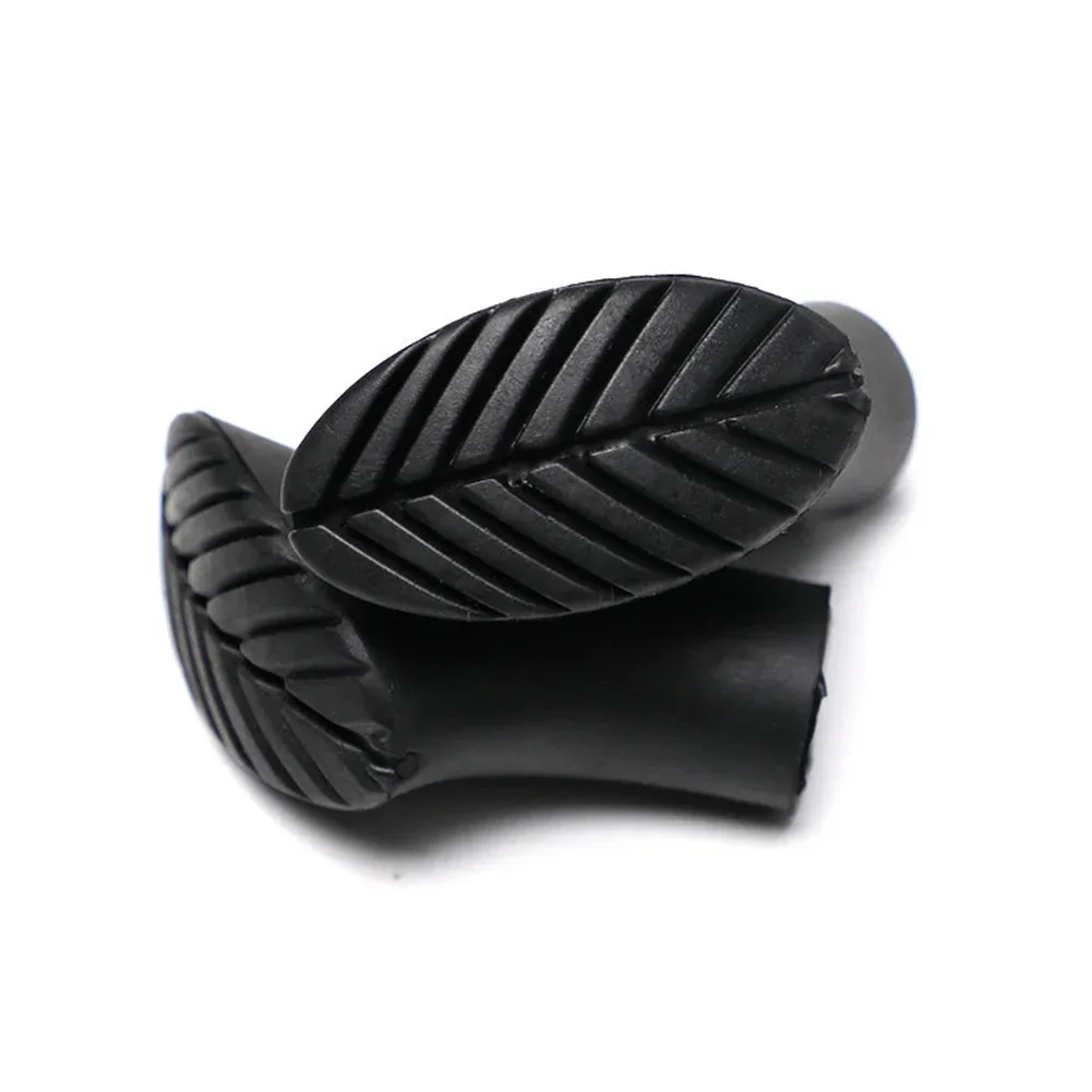 1pair Walking Stick Trekking Pole Tip Protector Rubber Pad Cushioning Replacement Tip Trekking Hiking Accessories