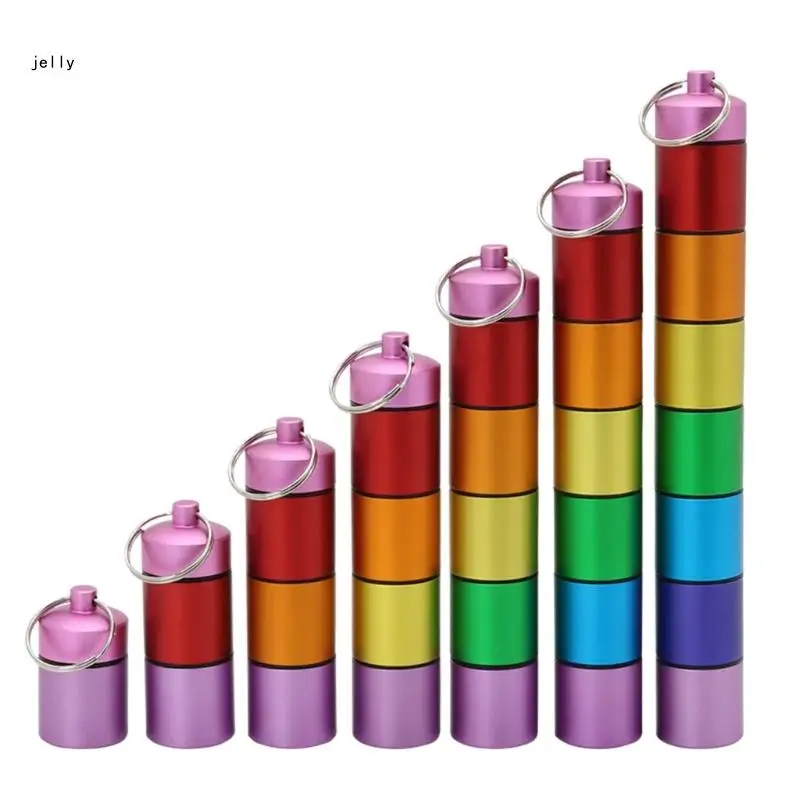 

448C Sealed Aluminum Alloy Container Waterproof Bottle Organiser