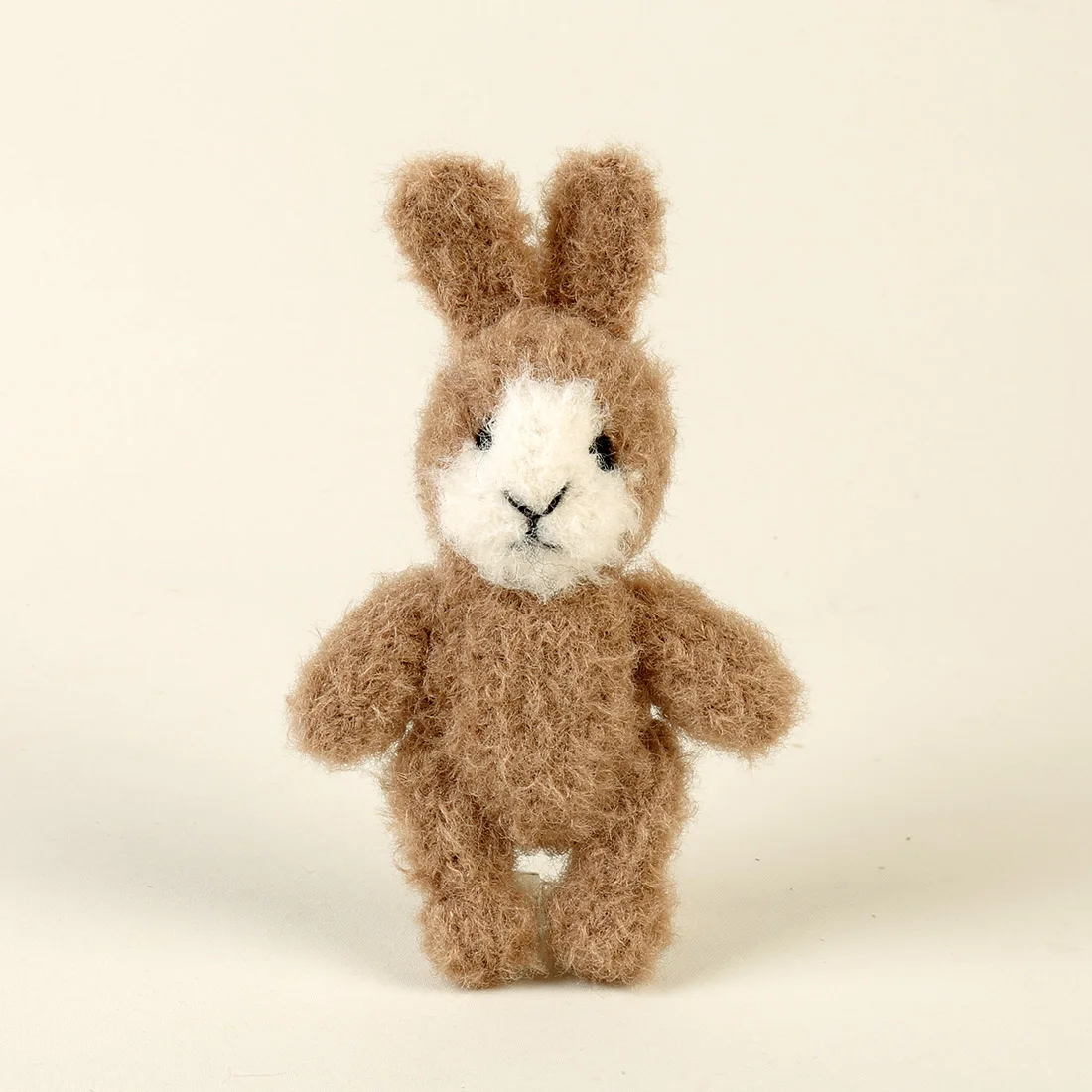 Knit Teddy Bear toy Photo Prop Crochet animal toys Handmade knit mohair doll Newborn photography props 6