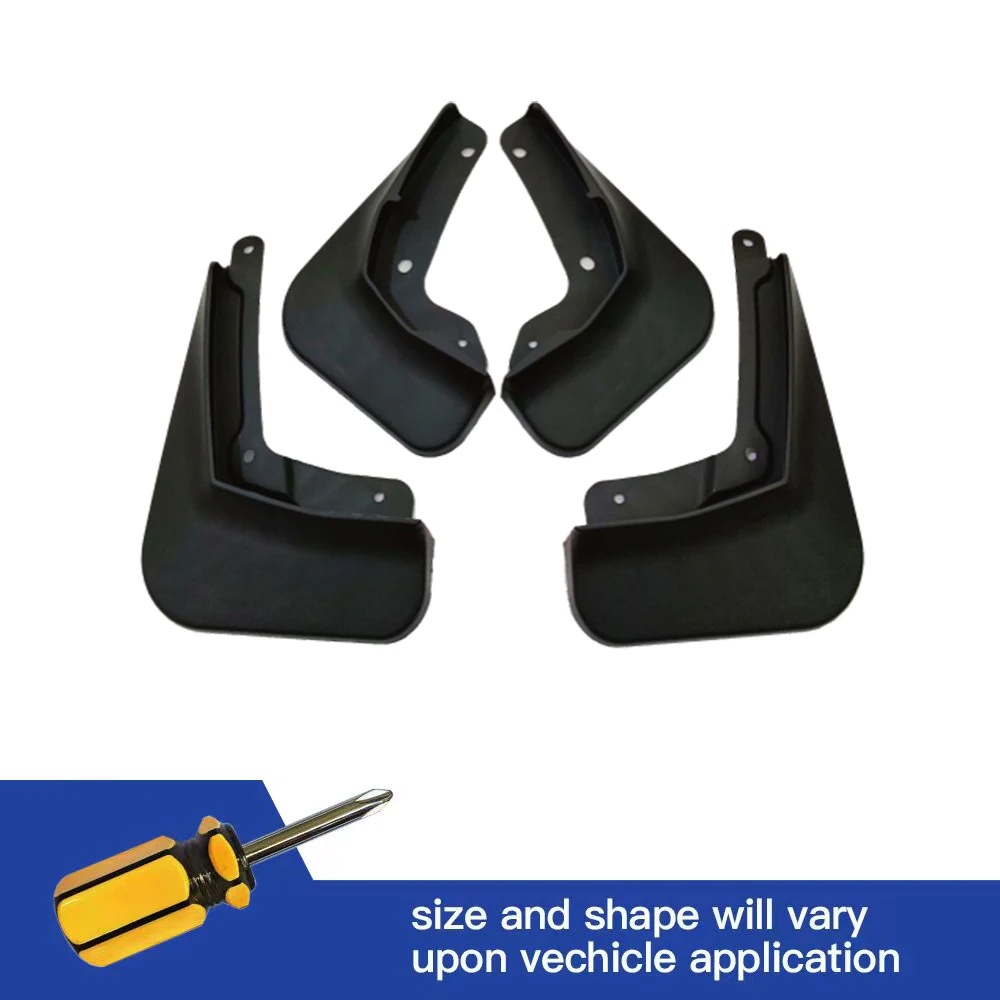 

4 Mud Flaps Splash Guard Fender Car Mudguard for Ford Escort 2019