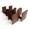 Book Ends Stand Holder Bookends Bookrack Shelf Nature Bamboo Desktop Organizer Office Home 4