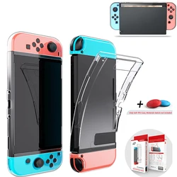 Dockable Clear Protective Hard Case with Grip Cover for Gaming Console Controller (Tpu soft case)
