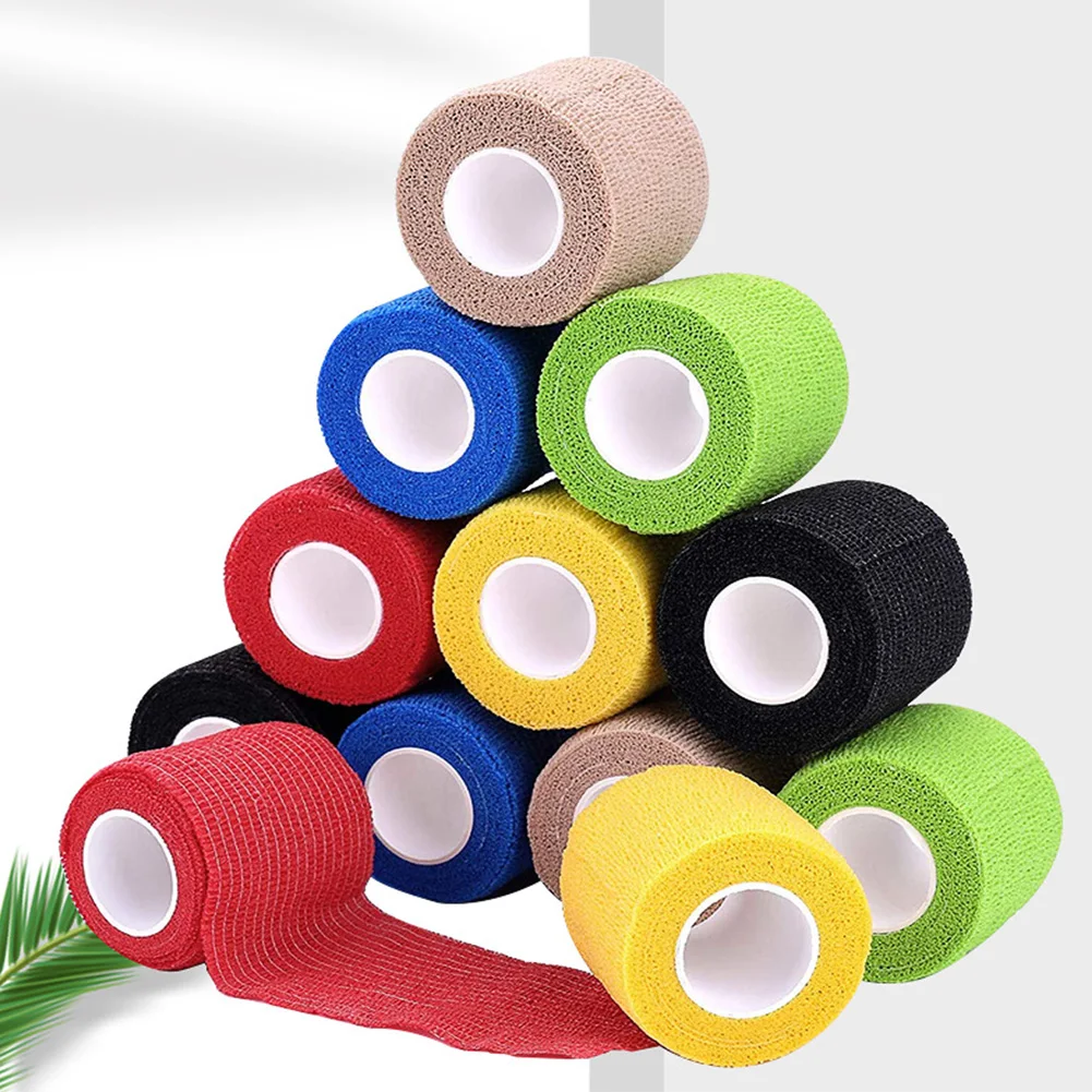 6Pcs Sports Protective Bandage Self-Adhesive Non-Woven Pet Bandage Wear Resist Cohesive Guard for Dog Cat Horse Pet