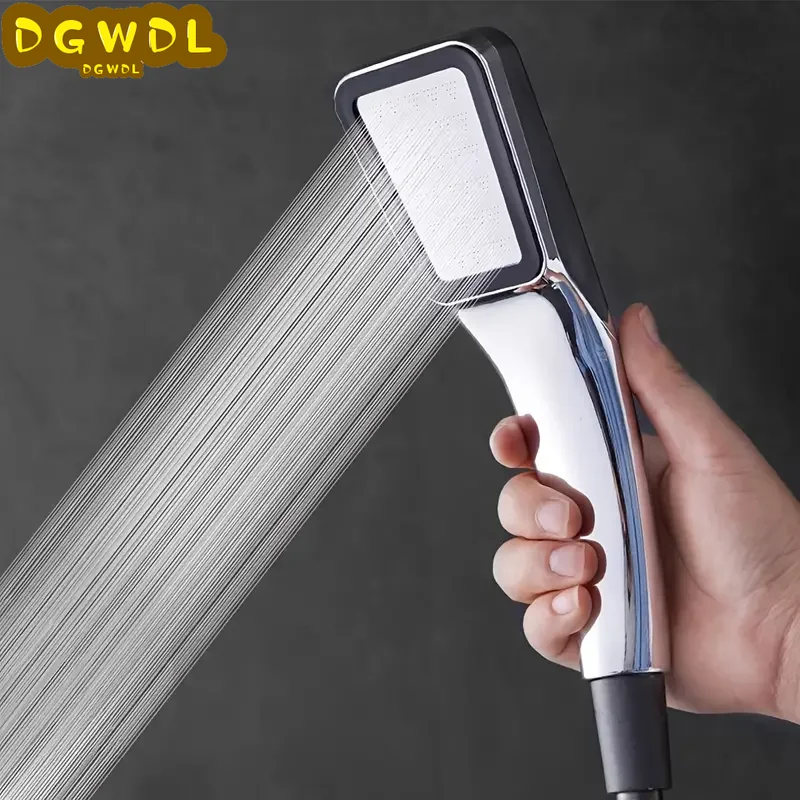 1PC Supercharged หัวฝักบัว Single Head มือถือในครัวเรือน Super Strong ห้องน้ําเครื่องทําน้ําอุ่น Sun Drying Shower Head 1