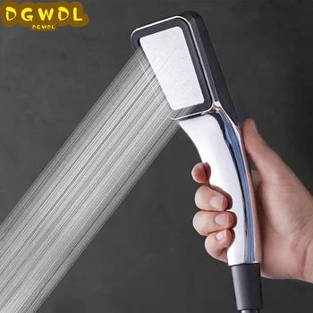 1PC Supercharged หัวฝักบัว Single Head มือถือในครัวเรือน Super Strong ห้องน้ําเครื่องทําน้ําอุ่น Sun Drying Shower Head 1