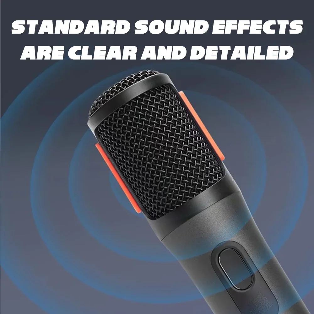 2 Channel Wireless Microphone UHF For JBL Karaoke Handheld Microphone System With Rechargeable TWO For DJ KTV Party