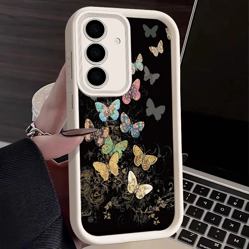 Elegant Butterfly Soft Phone Case - Stylish Protective Cover