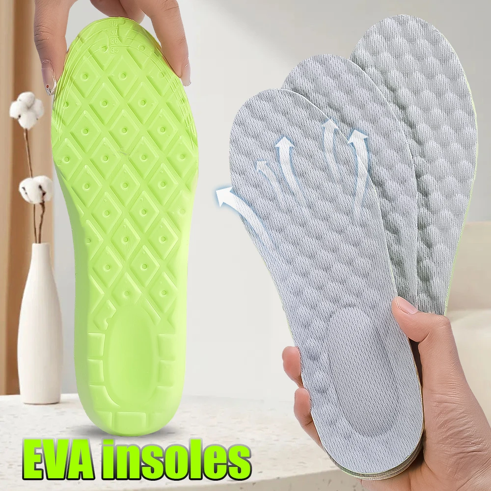 4pcs Latex Memory Foam Insoles for Men's Soft Foot Support Shoe Pads Breathable Orthopedic Sport Insole Feet Care Insert Cushion