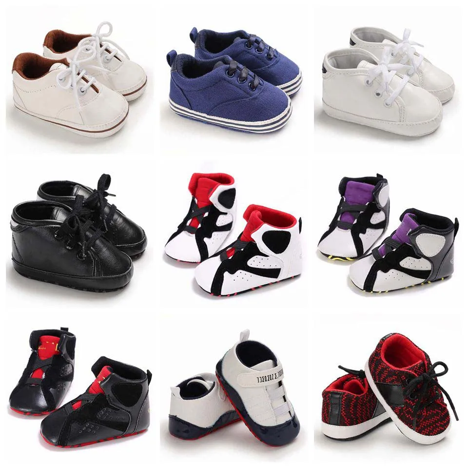 Toddler Shoe Classic Newborn First Walker Infant Soft Soled AntiSlip Baby Shoes For Girl Boys