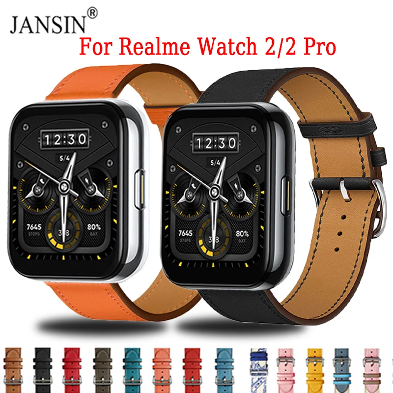 Premium Leather Strap for Smartwatch - Elegant Replacement Wristband Bracelet