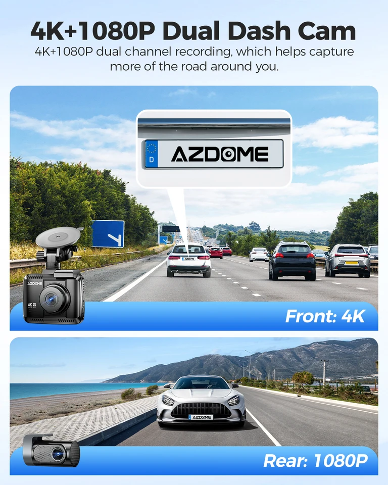 AZDome GS63H 4K 1CH Wifi GPS dashcam – | dashcam experts AZDome GS63H 4K 1CH Wifi GPS dashcam – | dashcam experts