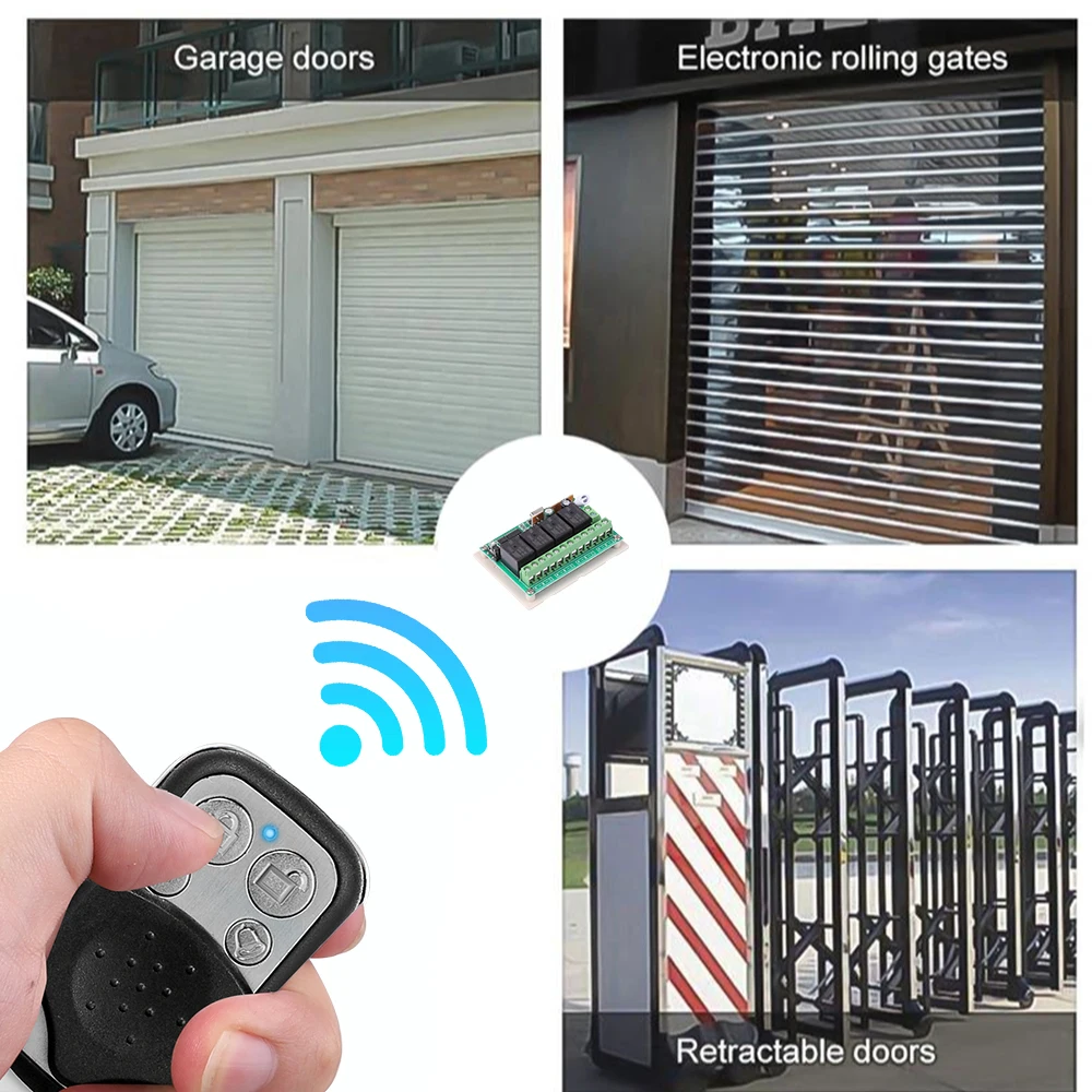 Remote Control Duplicator 4CH 433MHz For Garage Door