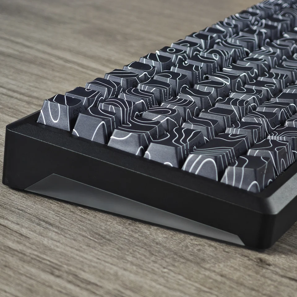 YMDK 1.6mm De Espesor Corazón De Amor Retroiluminado Keycaps Brillan A Través De Esc WASD Arrow Perfil Oem Para Mx Mechanical Gaming Keyboard I.450305336