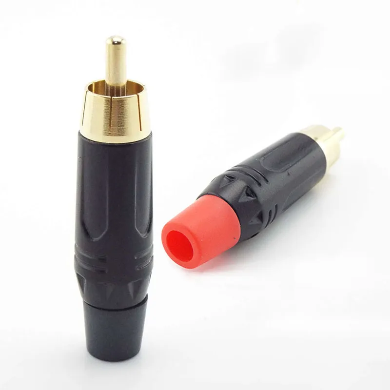 Adattatore RCA Maschio-femmina Angolato Placcato Oro – Kup – 1 Paio