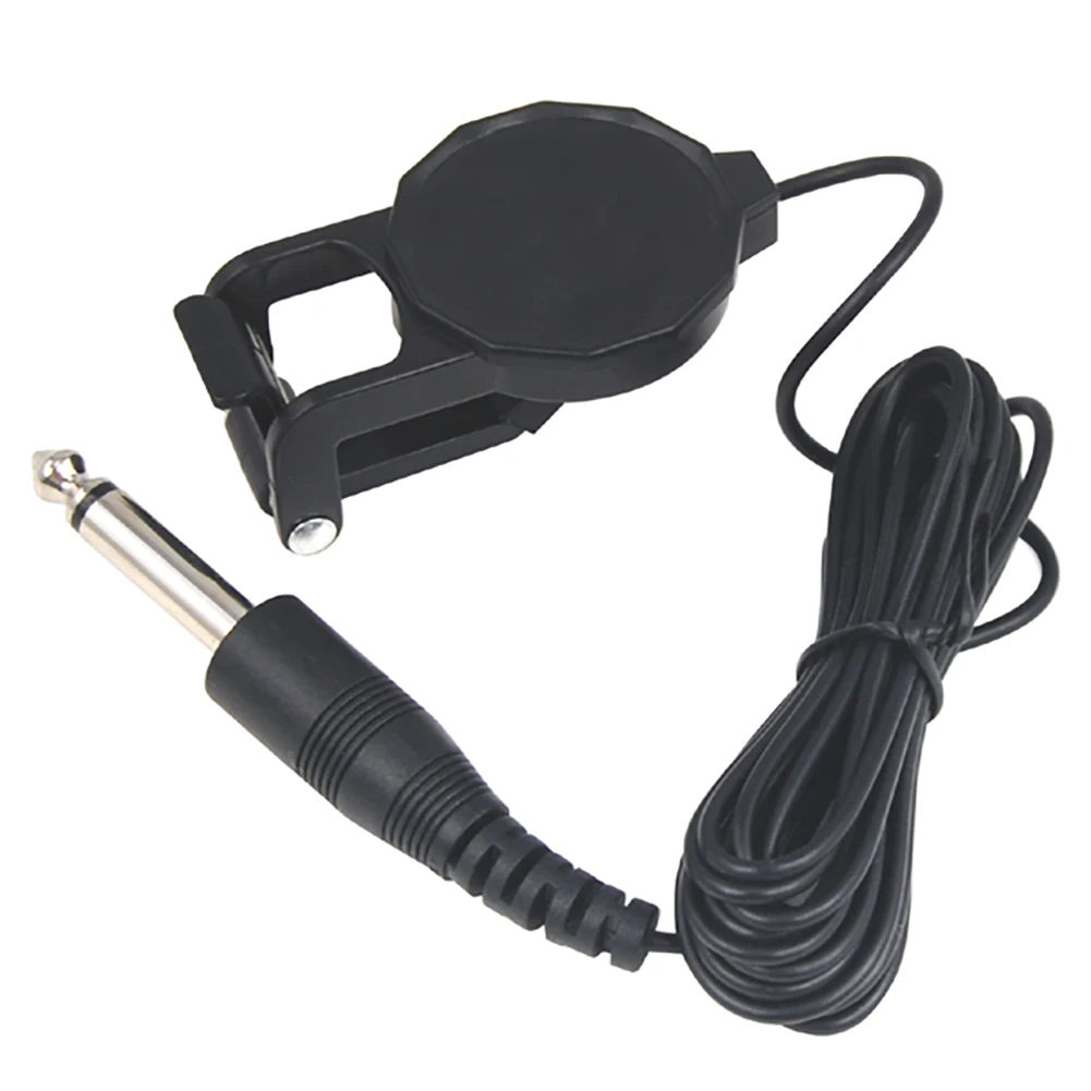 Guitar Pickup Clip-on For Violin With 8.2FT Connection Cable Guitar Preamp Piezo Tuner Amplifier